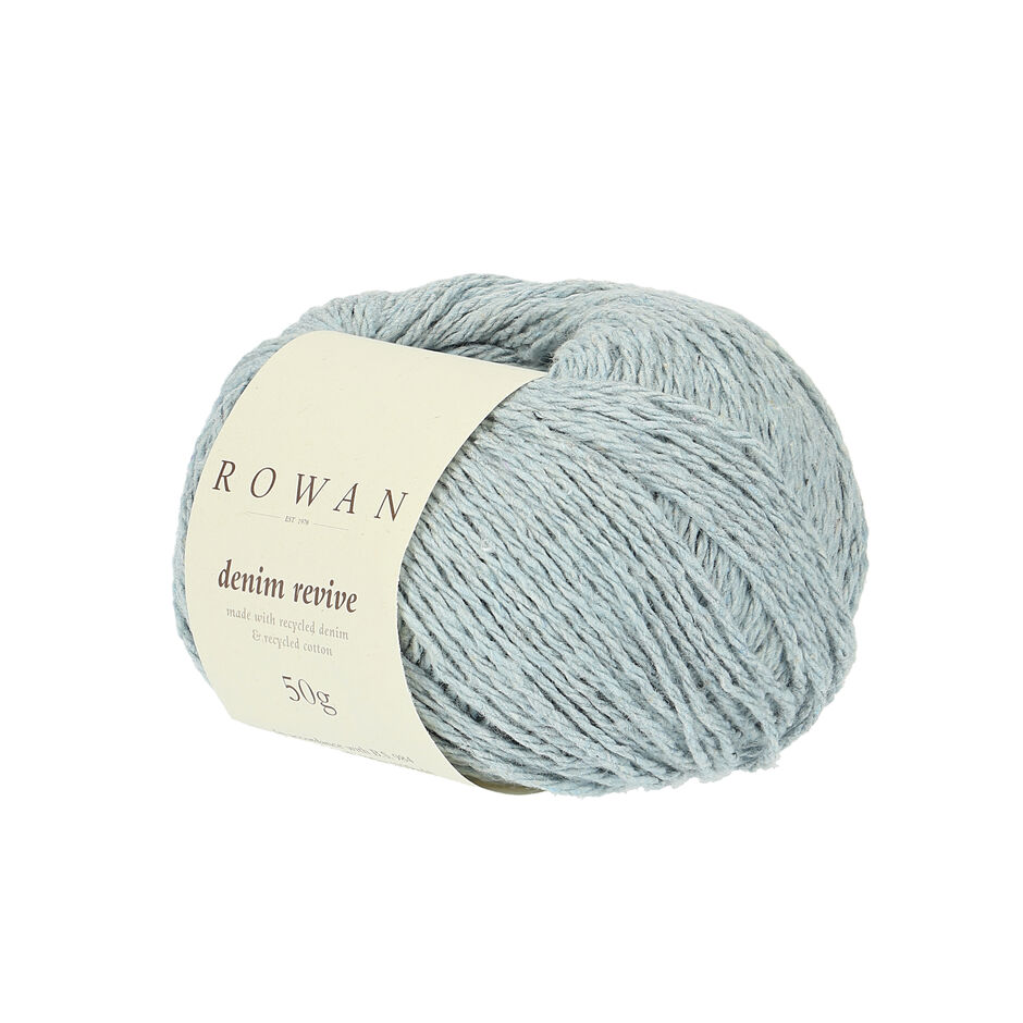 Chunky Cotton Yarn Recycled from Denim Jeans