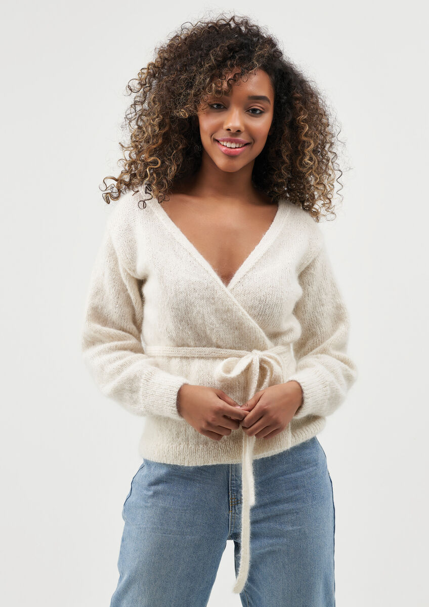 Womens ballet shop style wrap cardigan