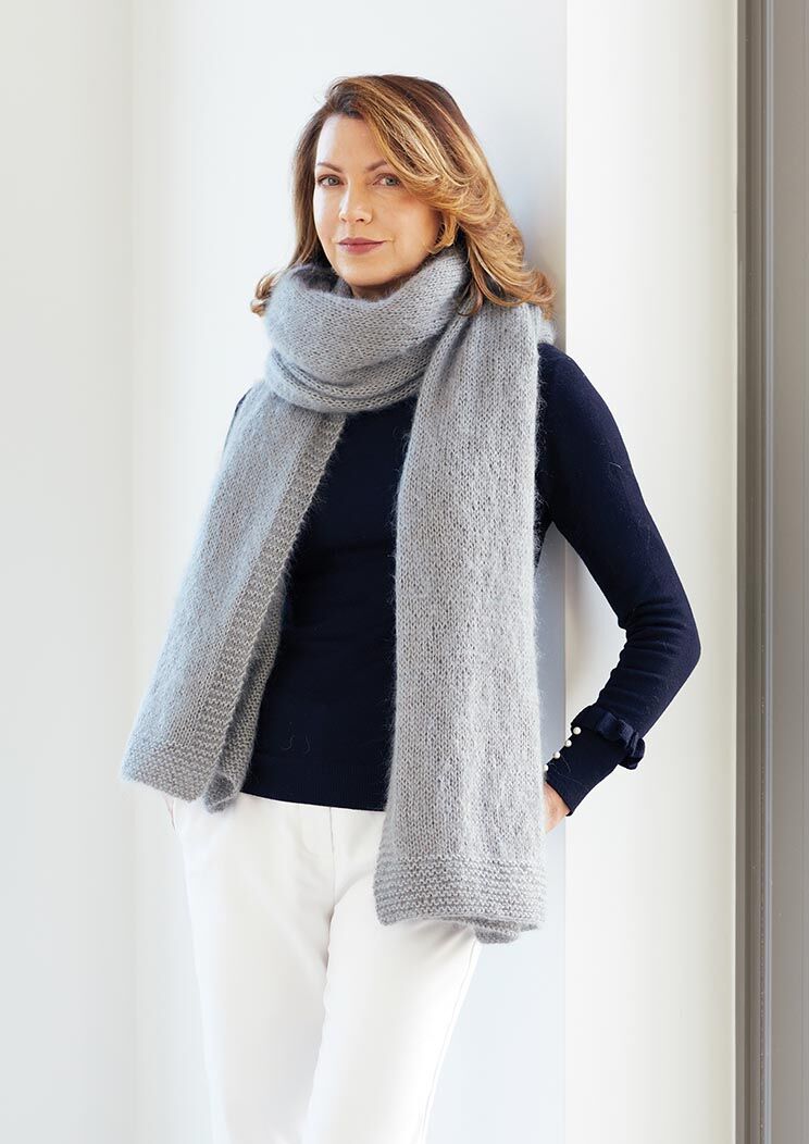 Wool Cashmere Blend Alice Scarf