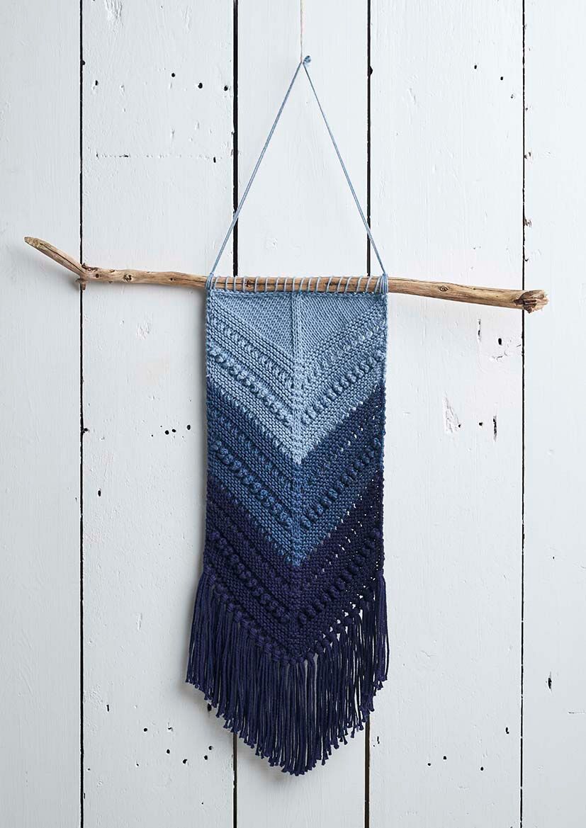 Knitted tapestry wall cheap hanging