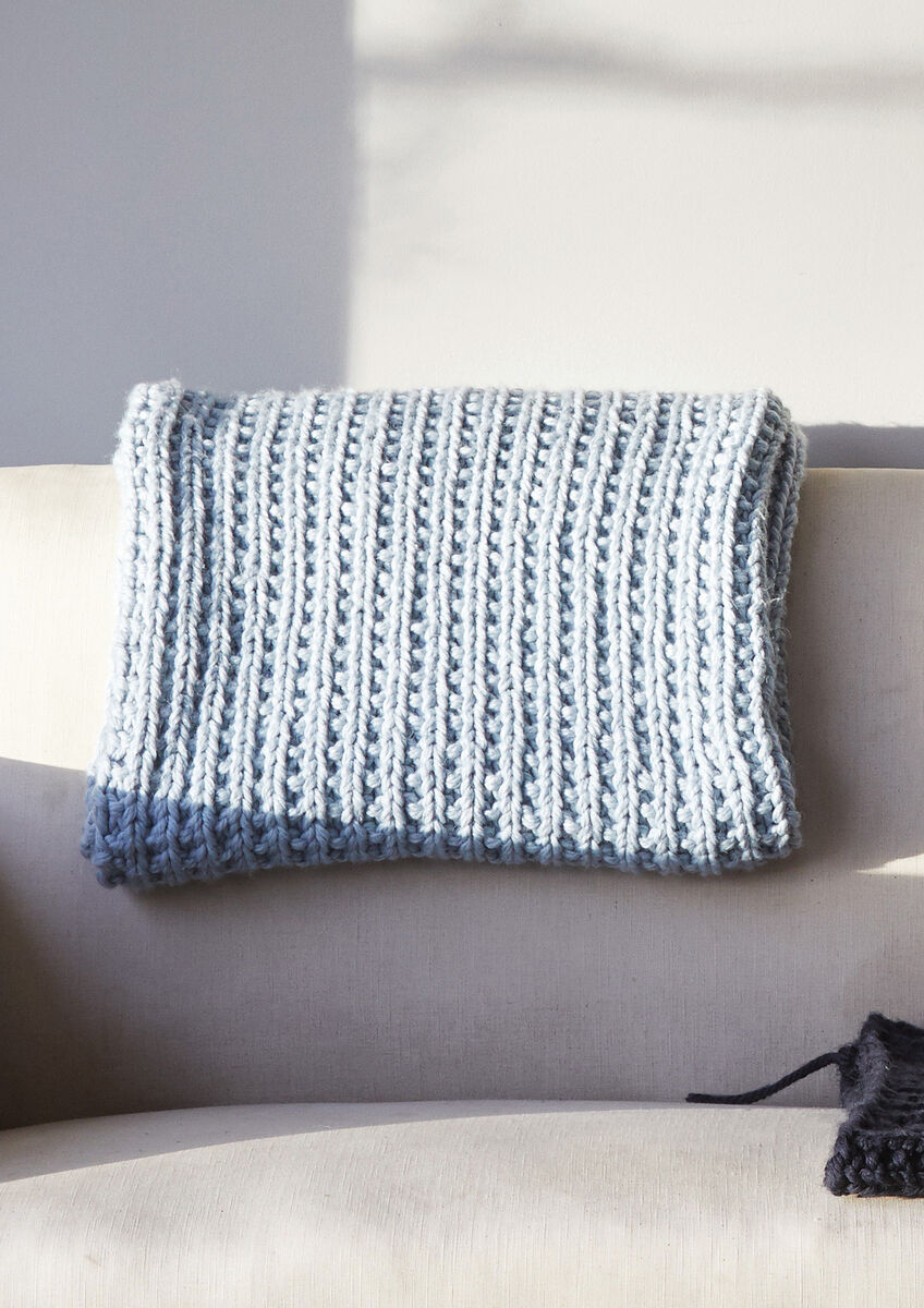 Seakale Blanket, Homewares Knitting Pattern