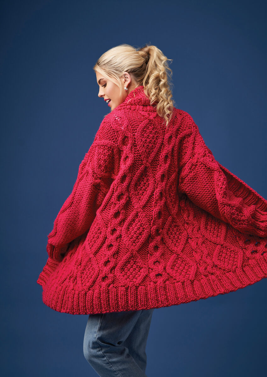 Big wool on sale knitting patterns