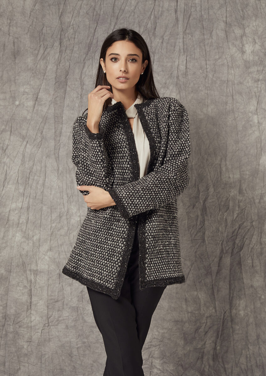 ROWEN ROSE Tweed Button-Fastening Jacket - ShopStyle