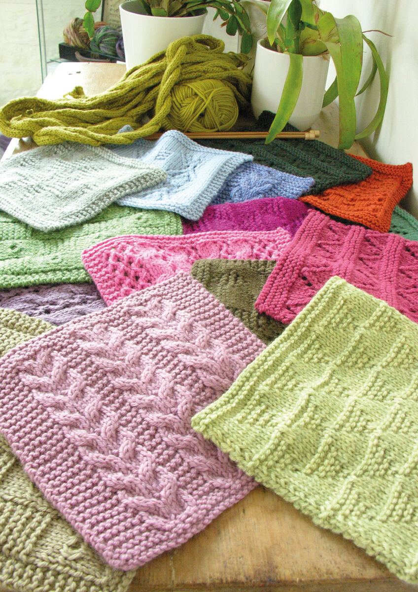 Pure Wool Worsted Mystery Afghan Knit-A-Long, Homewares Knitting Pattern