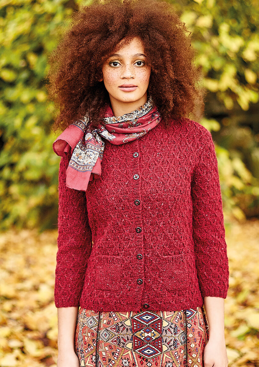 Tweed on sale cardigan women's