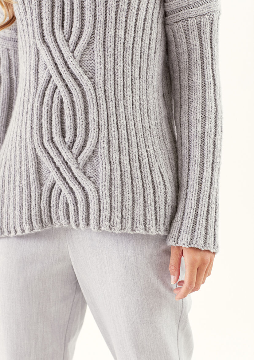 women ribbed sweater