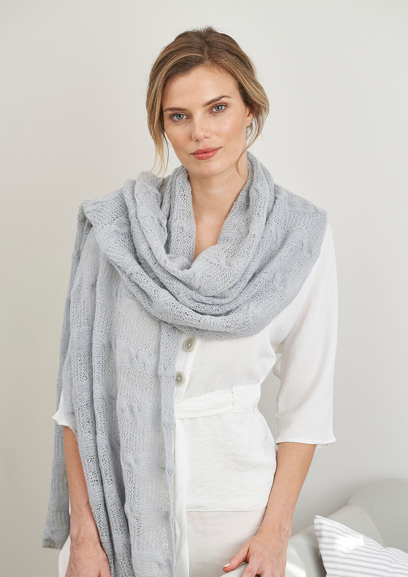Serene Shawl | Women's Knitting Pattern | Rowan