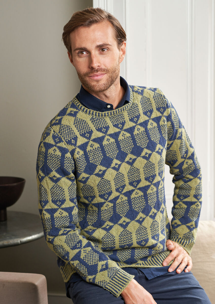 Shoal Sweater | Men's Knitting Pattern | Rowan