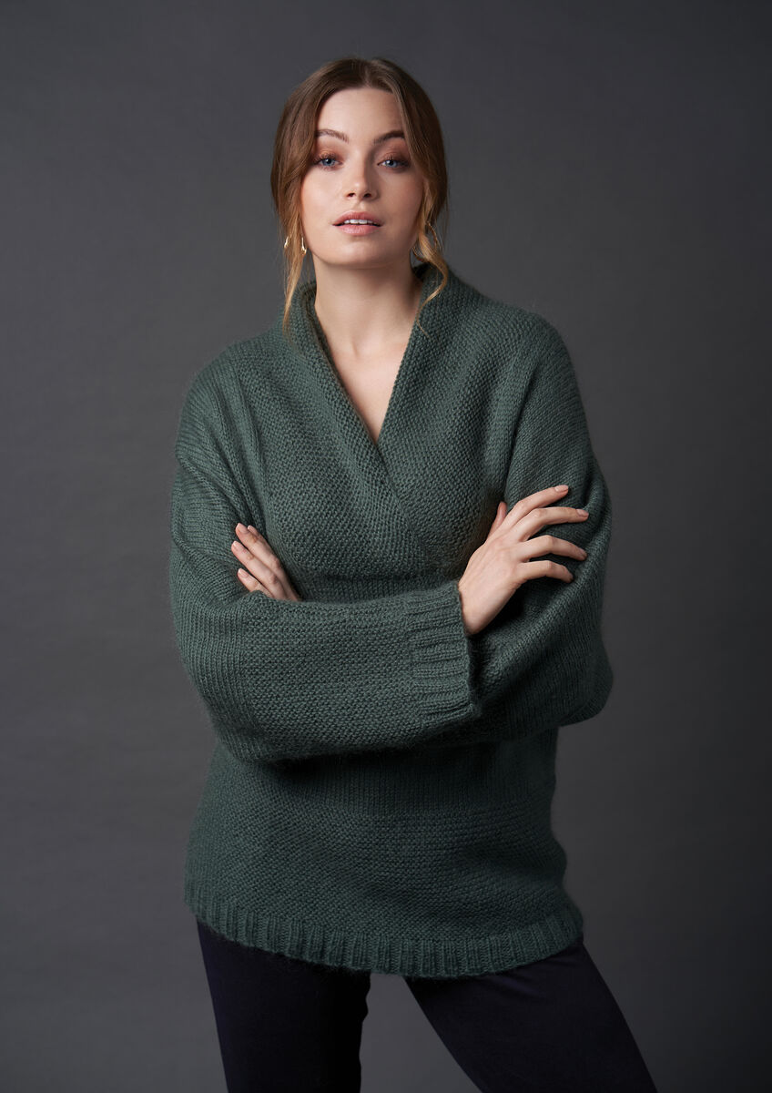 Leiana Poncho | Women's Knitting Pattern | Rowan