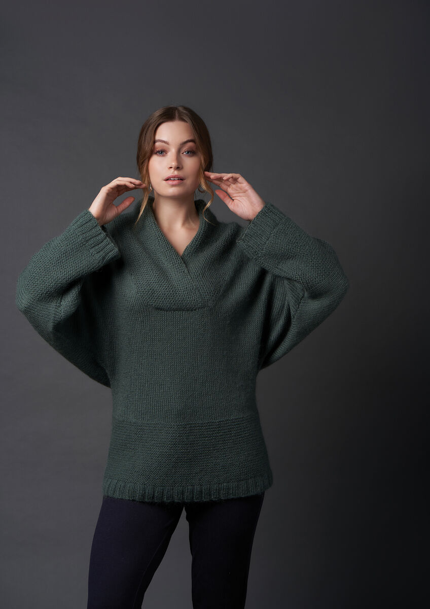 Leiana Poncho | Women's Knitting Pattern | Rowan