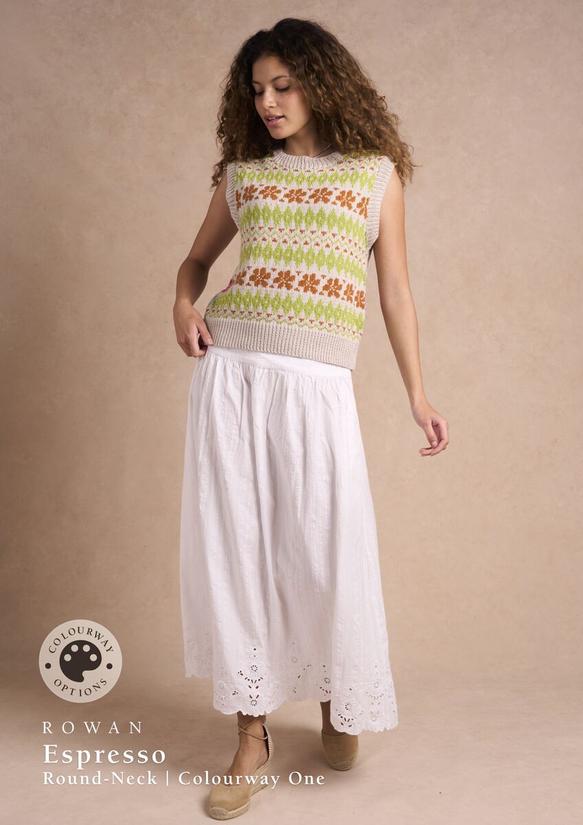 Espresso Tank Top | Women's Knitting Pattern | Rowan